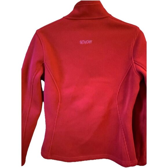 Spyder Full Zip Size Medium Logo Jacket Vibrant Color Vacation Safety - Picture 2 of 3